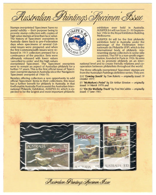 Australia 1984 AUSIPEX Stamp Pack Australia Post Pack (POP)