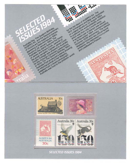 Australia 1984 Selected Issues Stamp Pack Australia Post Pack (POP)