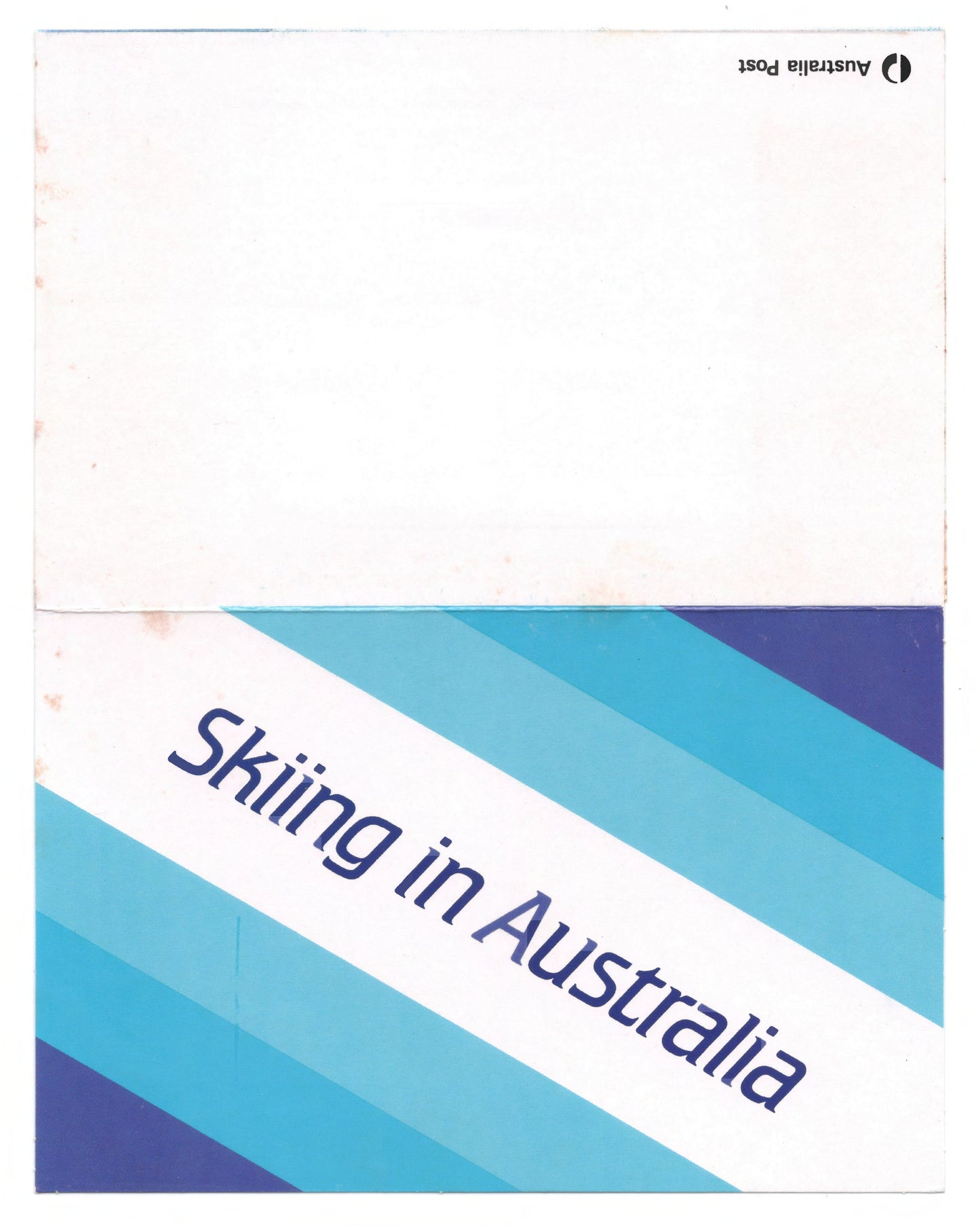 Australia 1984 Skiing In Australia Stamp Pack Australia Post Pack (POP)