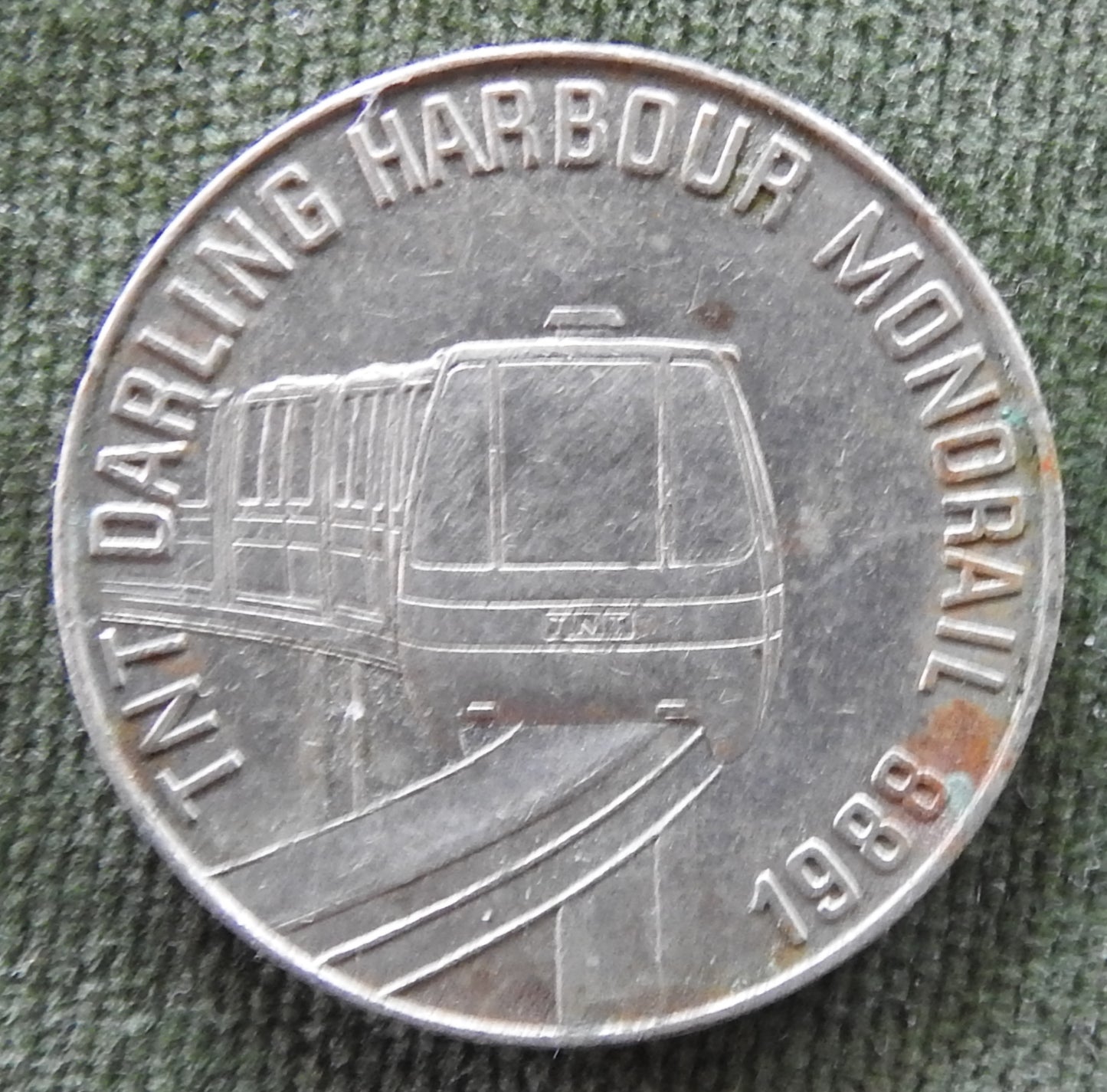TNT Darling Harbour Monorail Token 1988 - Koala