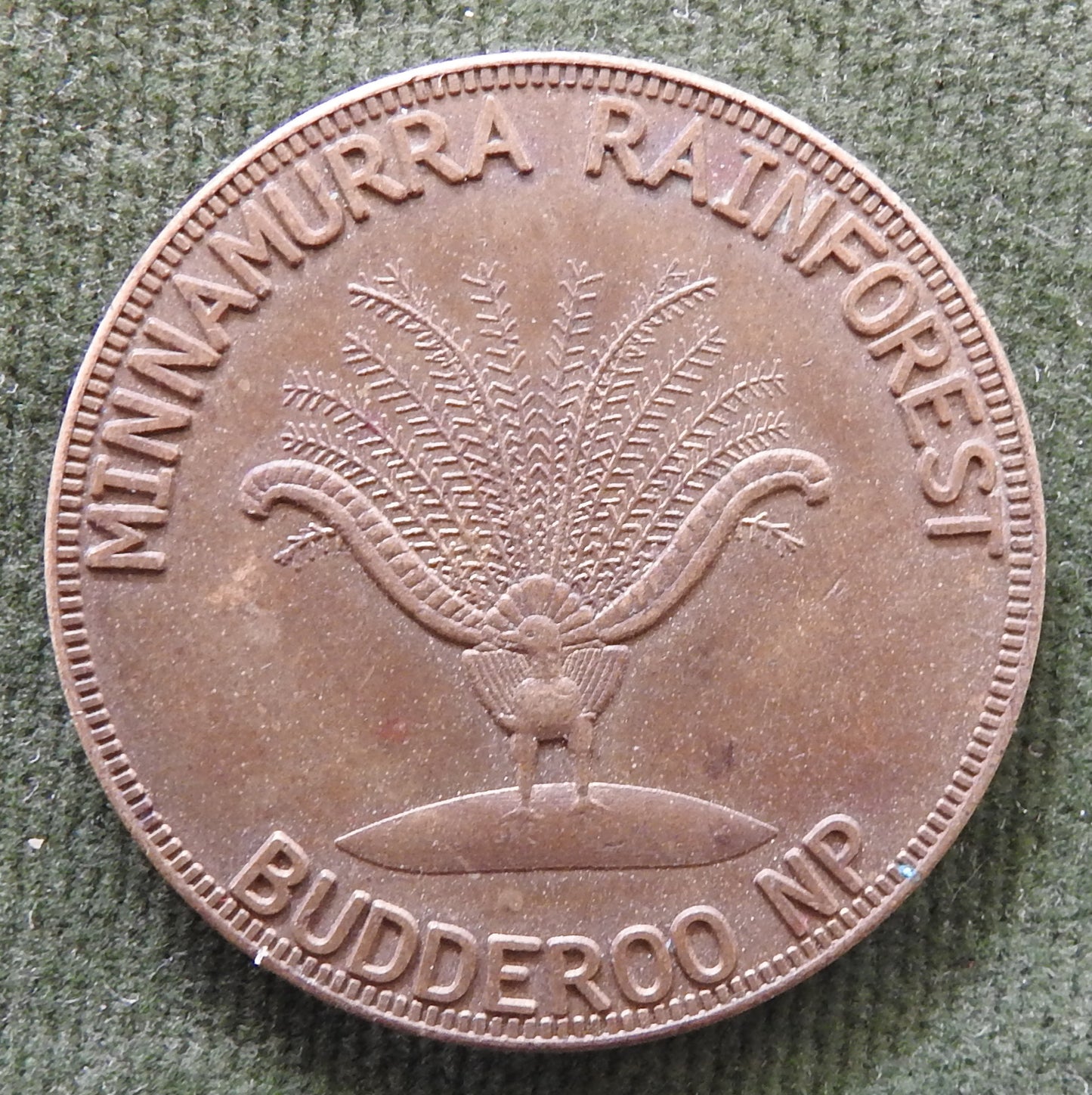 Australian 2007 Minamurra Rainforest Budderoo NP Souvenier Coin
