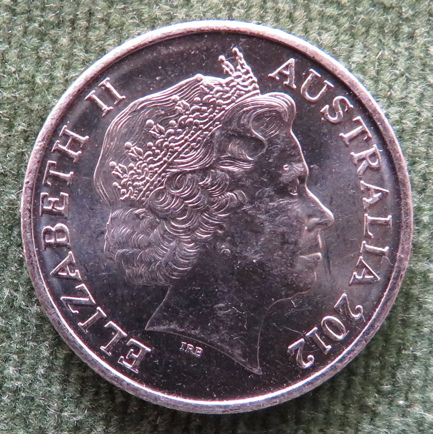 Australian 2012 5 Cent Queen Elizabeth II Coin - Circulated