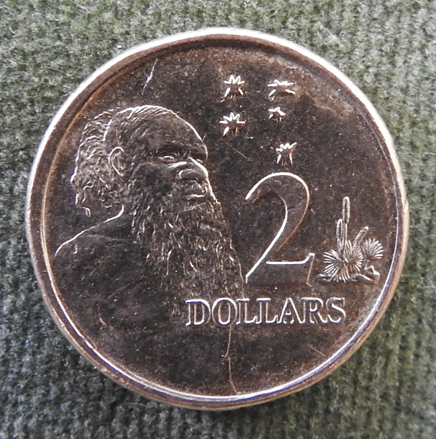 Australian 2021 2 Dollar Aboriginal Elder Queen Elizabeth Coin