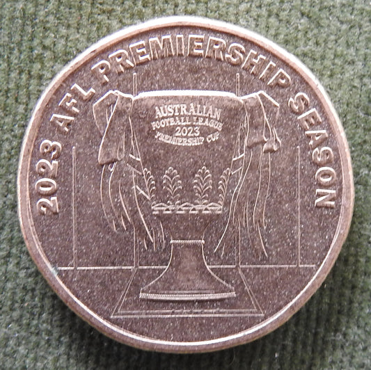 Australian 2023 1 Dollar AFL Premiership Season Queen Elizabeth Coin