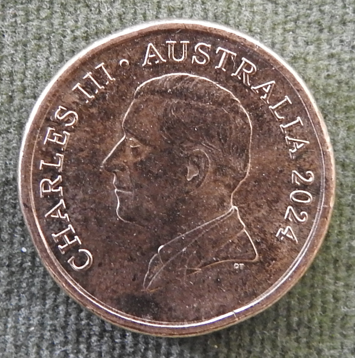 Australian 2024 2 Dollar Aboriginal Elder King Charles III Coin