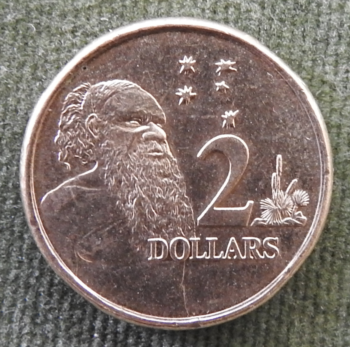 Australian 2025 2 Dollar Aboriginal Elder King Charles III Coin