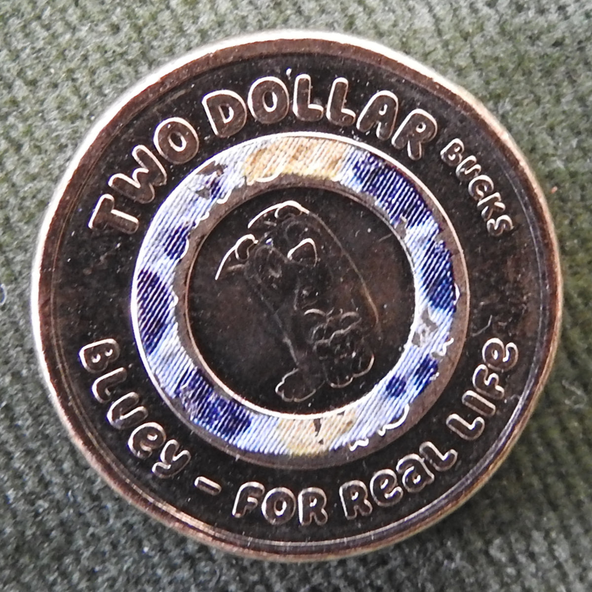 Australian 2026 2 Dollar Bluey - For Real Life King Charles III Coin