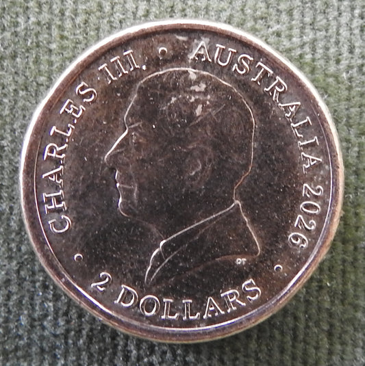 Australian 2026 2 Commonwealth Games - Team Aus King Charles III Coin