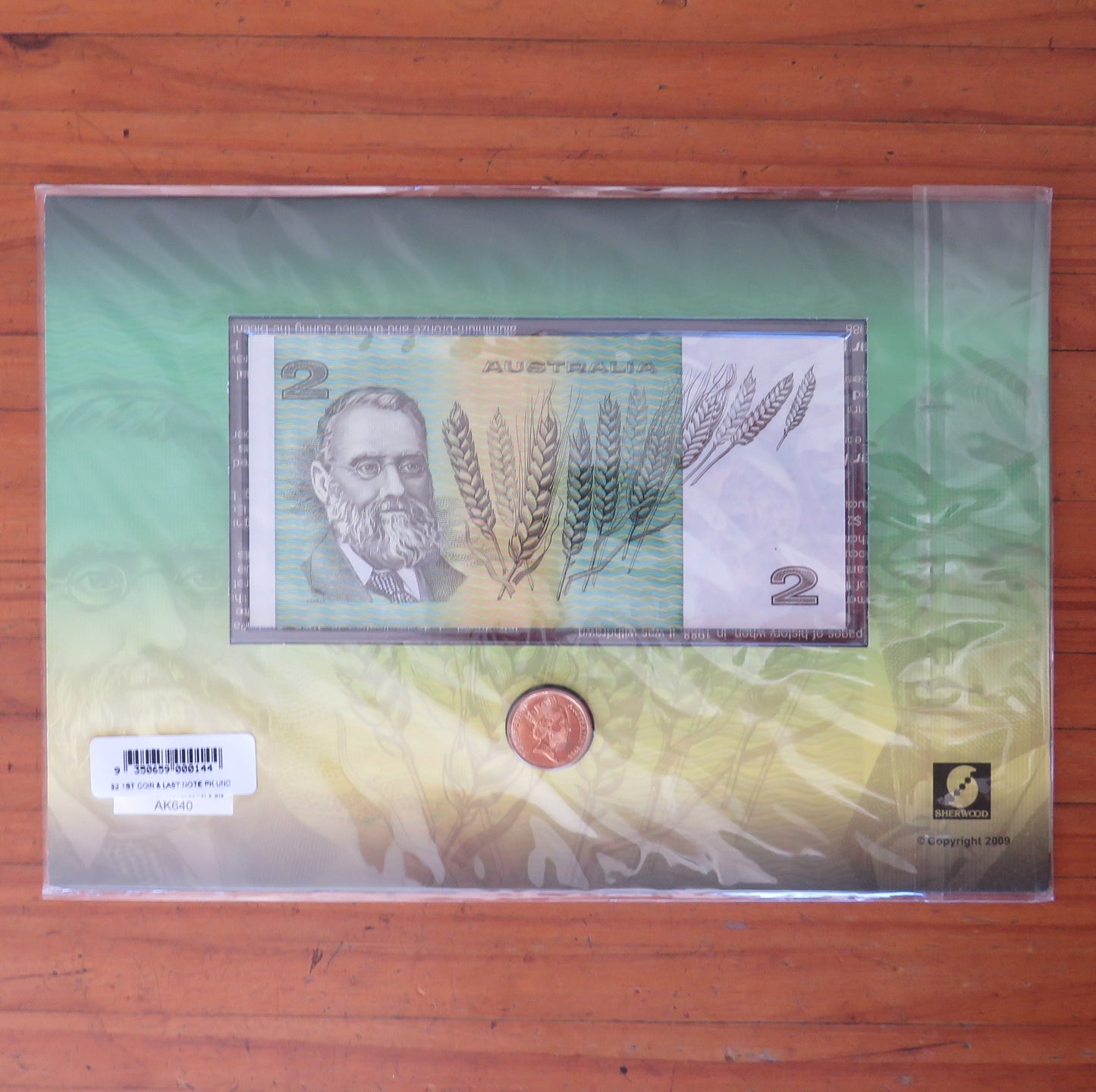 Australian 2009 2 Dollar Sherwood First & Last Limited Edition Pack