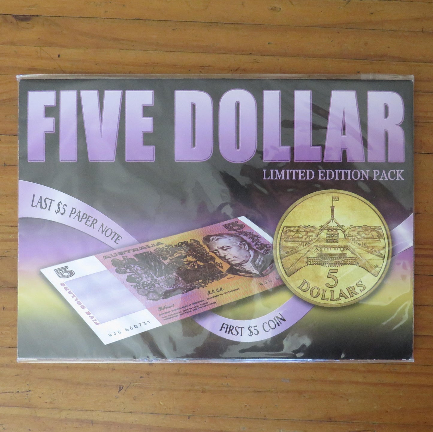 Australian 2009 5 Dollar Sherwood First & Last Limited Edition Pack