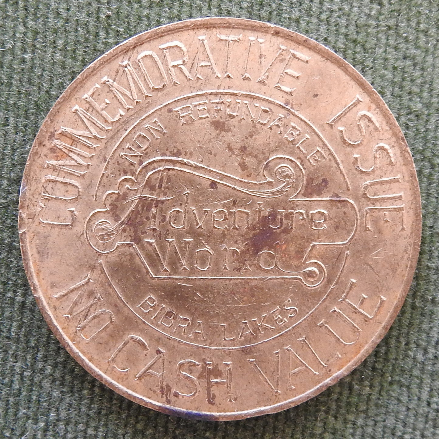 Adventure World Birra Lakes Perth Commemorative Issue Token