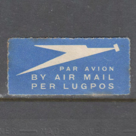 Air Mail Label Par Avion By Air Mail Per Lugpos