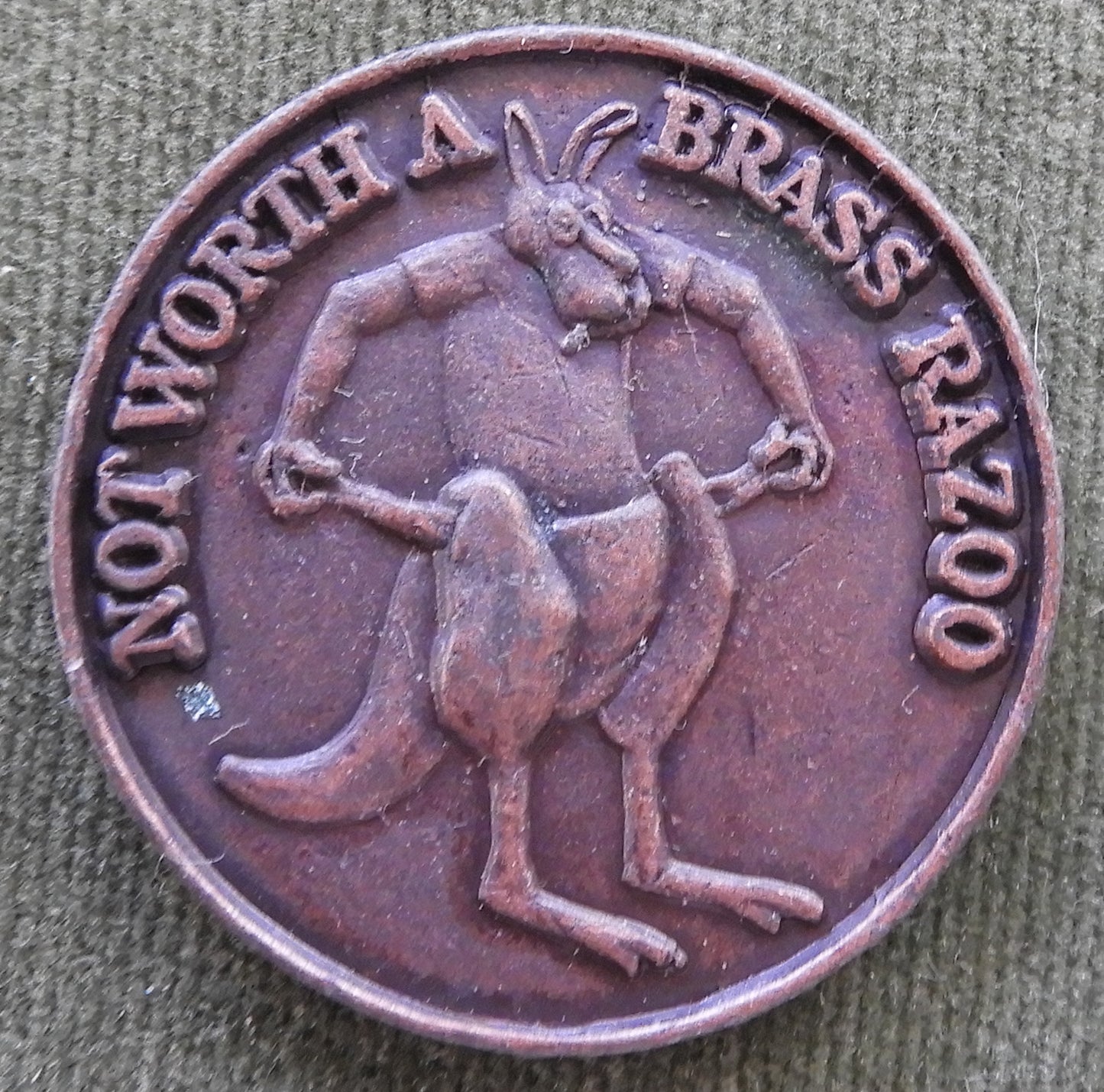 Australian Brass Razoo Token
