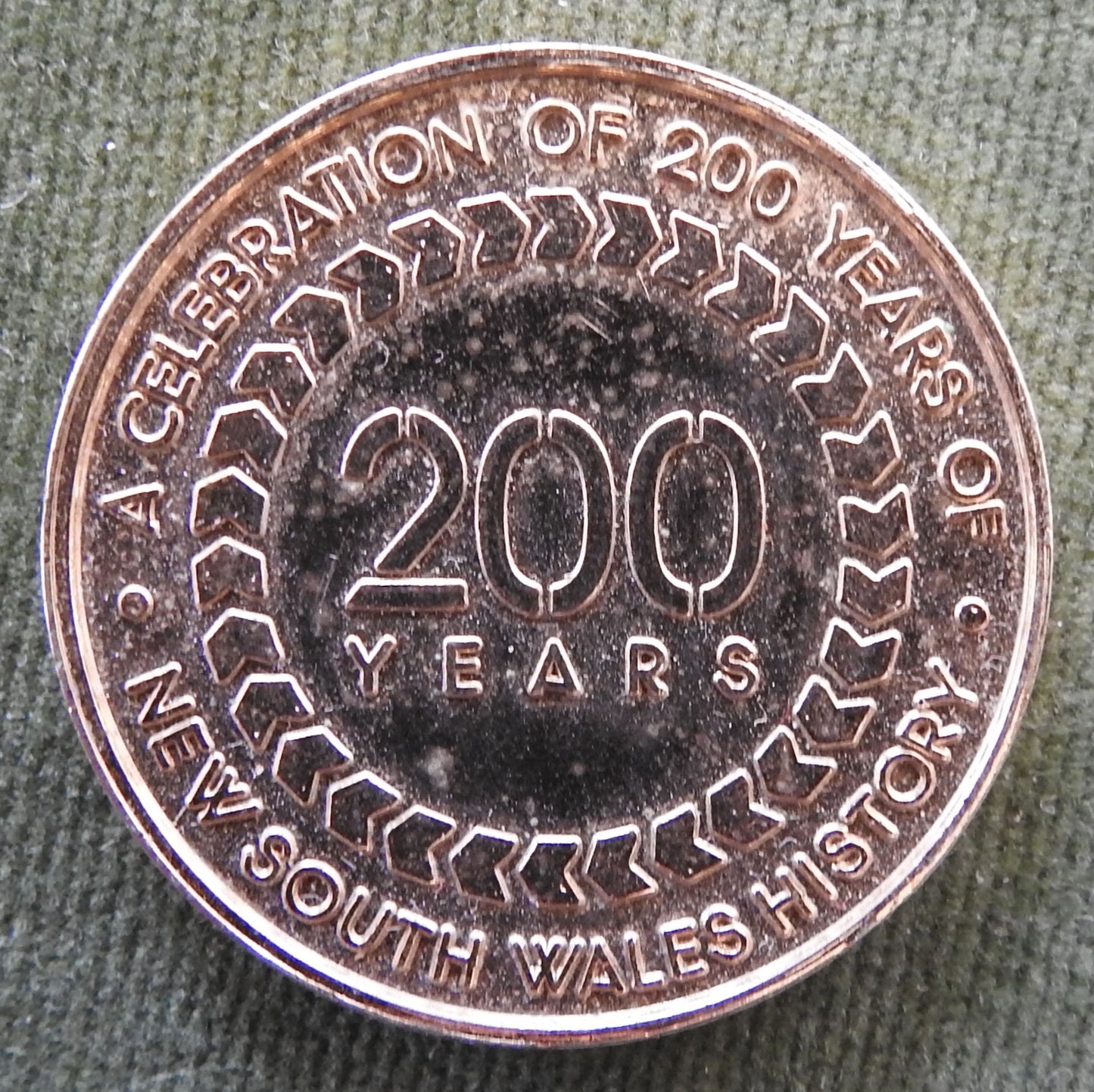 Australian First State 1988 Darling Harbour Celebrating 200 Years of NSW History Medallion