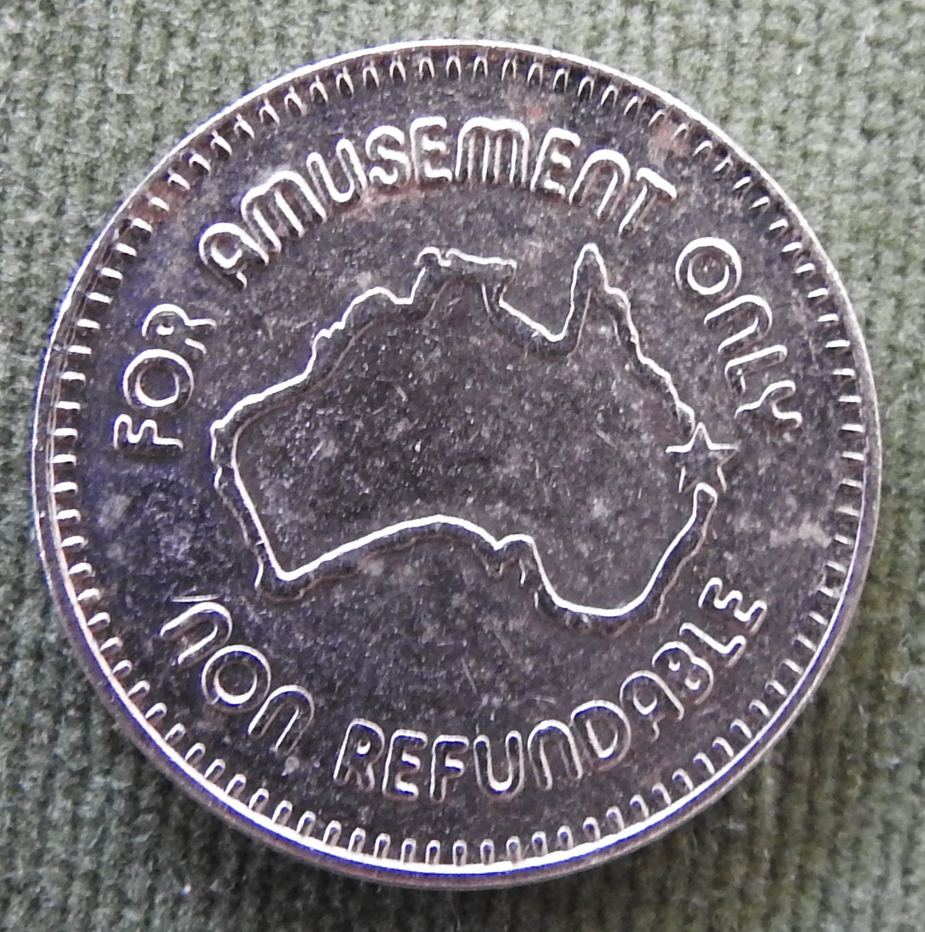 Grundy's Surfers Paradise Amusement Centre Token