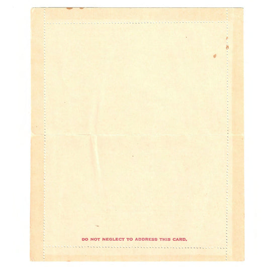Australian 1950s - 60s 4d Prepaid QEII Letter Card - Unused