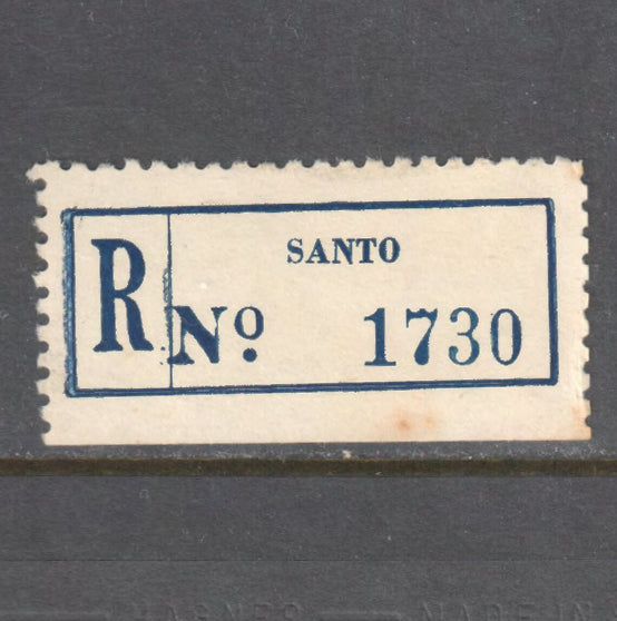 Registered Post Label Registered Post Label - Santo No 1730 – Gumnut Antiques