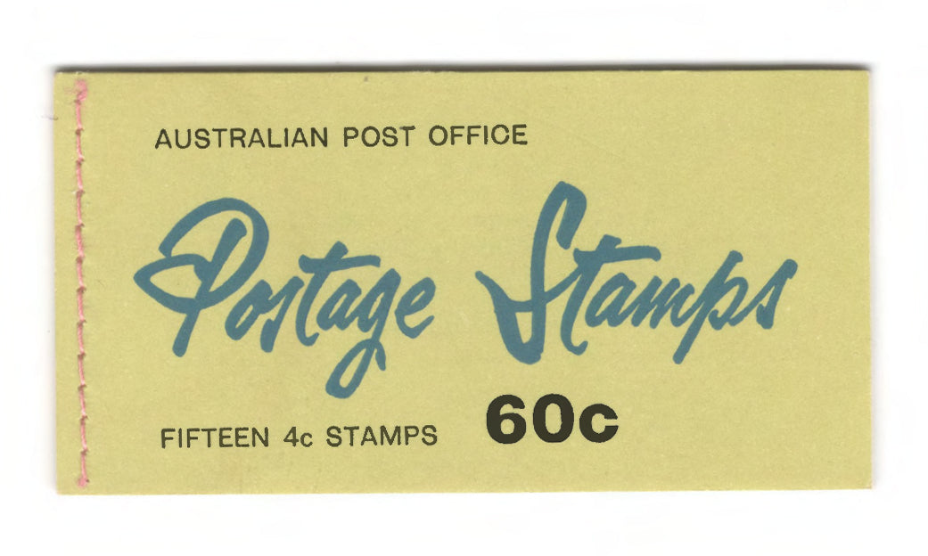 Australian 1967 QEII 4 Cent Red Stamp Booklet Of 15 4 Cent Stamps 60 Cents