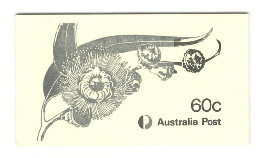 Australian 1982 Eucalypt Flowers Stamp Booklet Of 6 Stamps 60 Cents