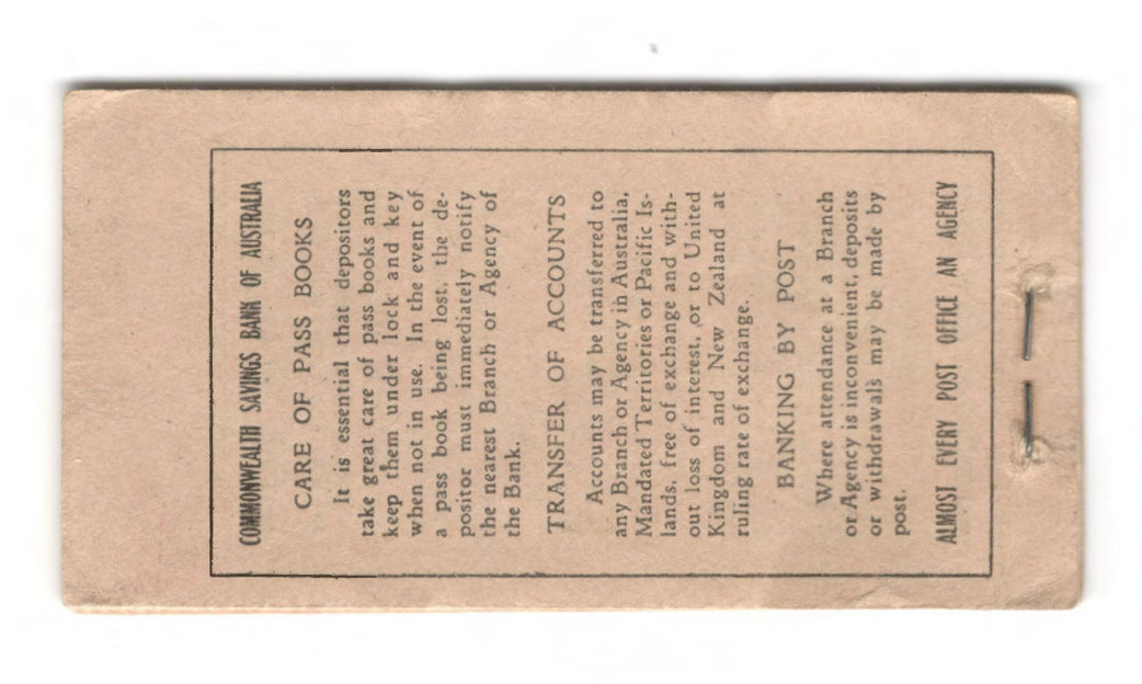 Australian 1949 KGVI Stamp Booklet Of 12 2 1/2d Red Stamps 2/6d