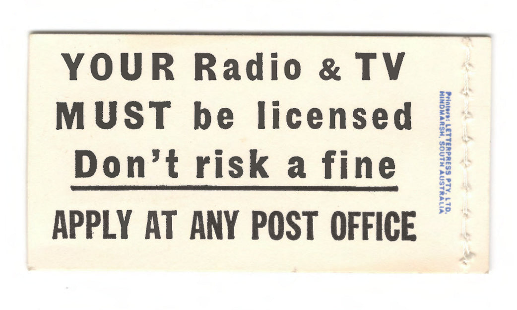 Australian 1967 QEII Blue Stamp Booklet Of 10 5 Cent Stamps 50 Cents