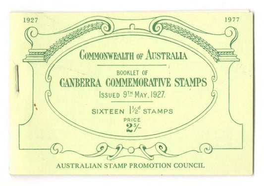 Australian 1977 Canberra Commemorative Stamp Booklet