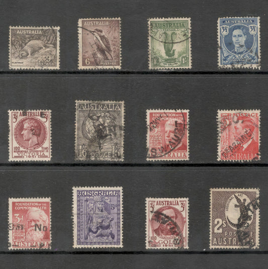 Australian Decimal Used Stamps. All different - Group 1