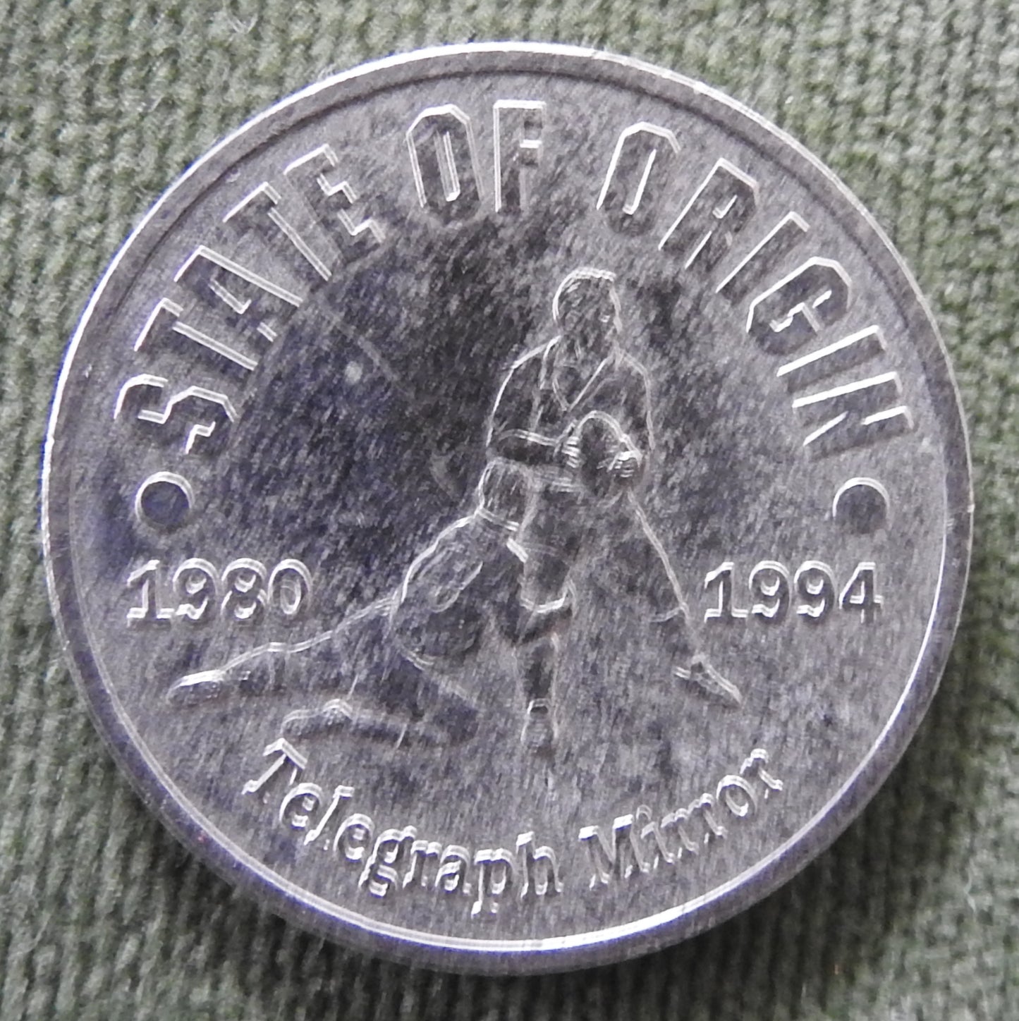 1994 State Of Origin Tooheys Commemorative Medallion - Sunday Telegraph