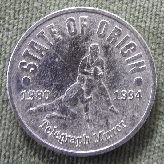 1994 State Of Origin Tooheys Commemorative Medallion - Sunday Telegraph