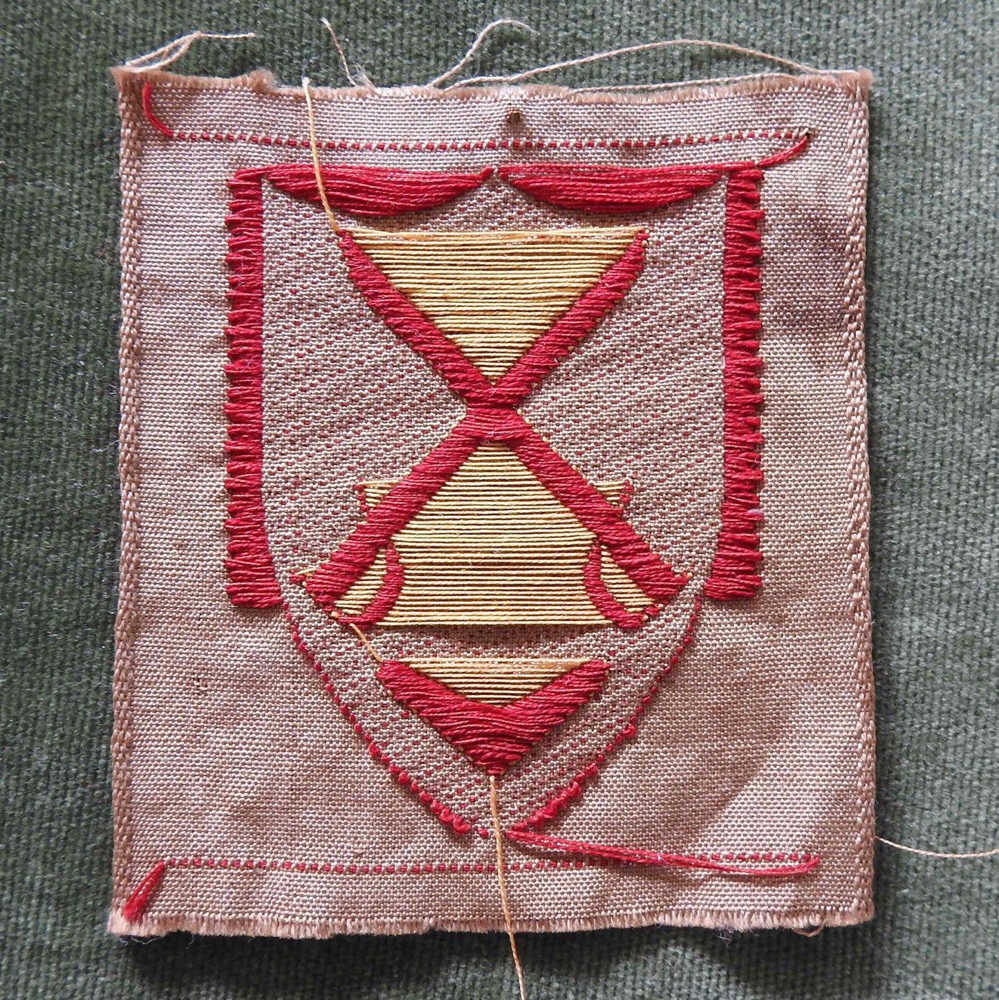 Australian Army 1st Infantry Red Cross Swords Patch