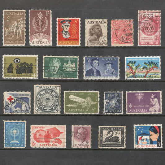 Australian Pre-Decimal Used Stamps. All different - Group 2