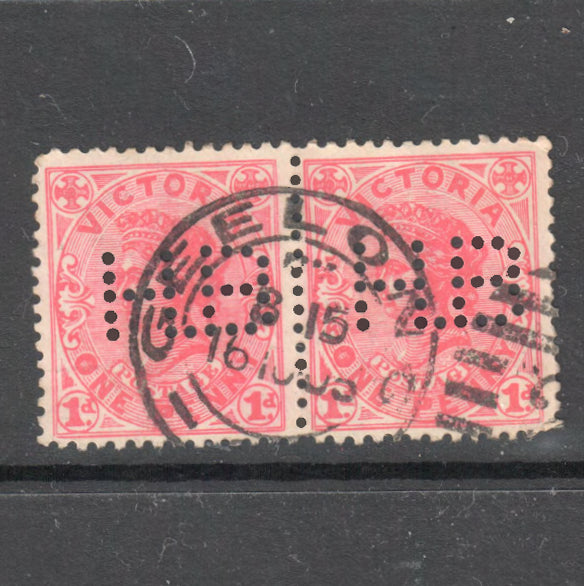 Victoria 1905 -1907 1d One Penny Dull Red Queen Victoria Stamp - Perf: 12-12.5