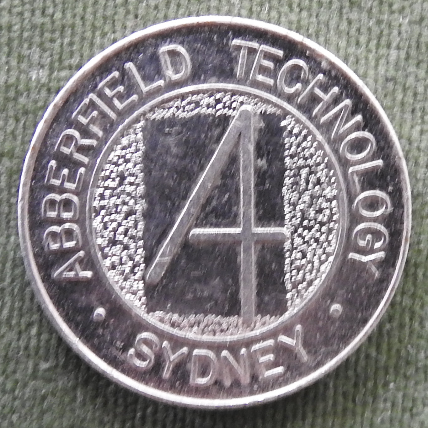 Abberfield Technology Sydney Token - Use With Abberfield Technology Equipment