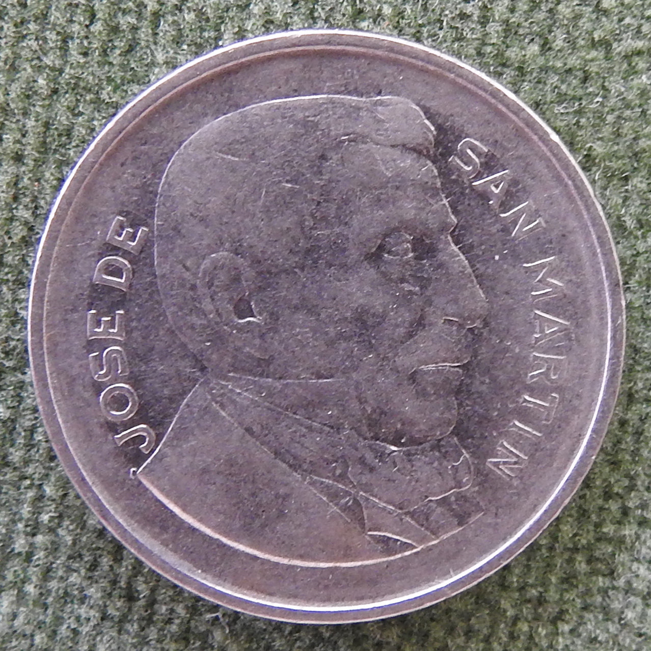 Argentina 1956 20 Centavos Coin Jose De San Martin