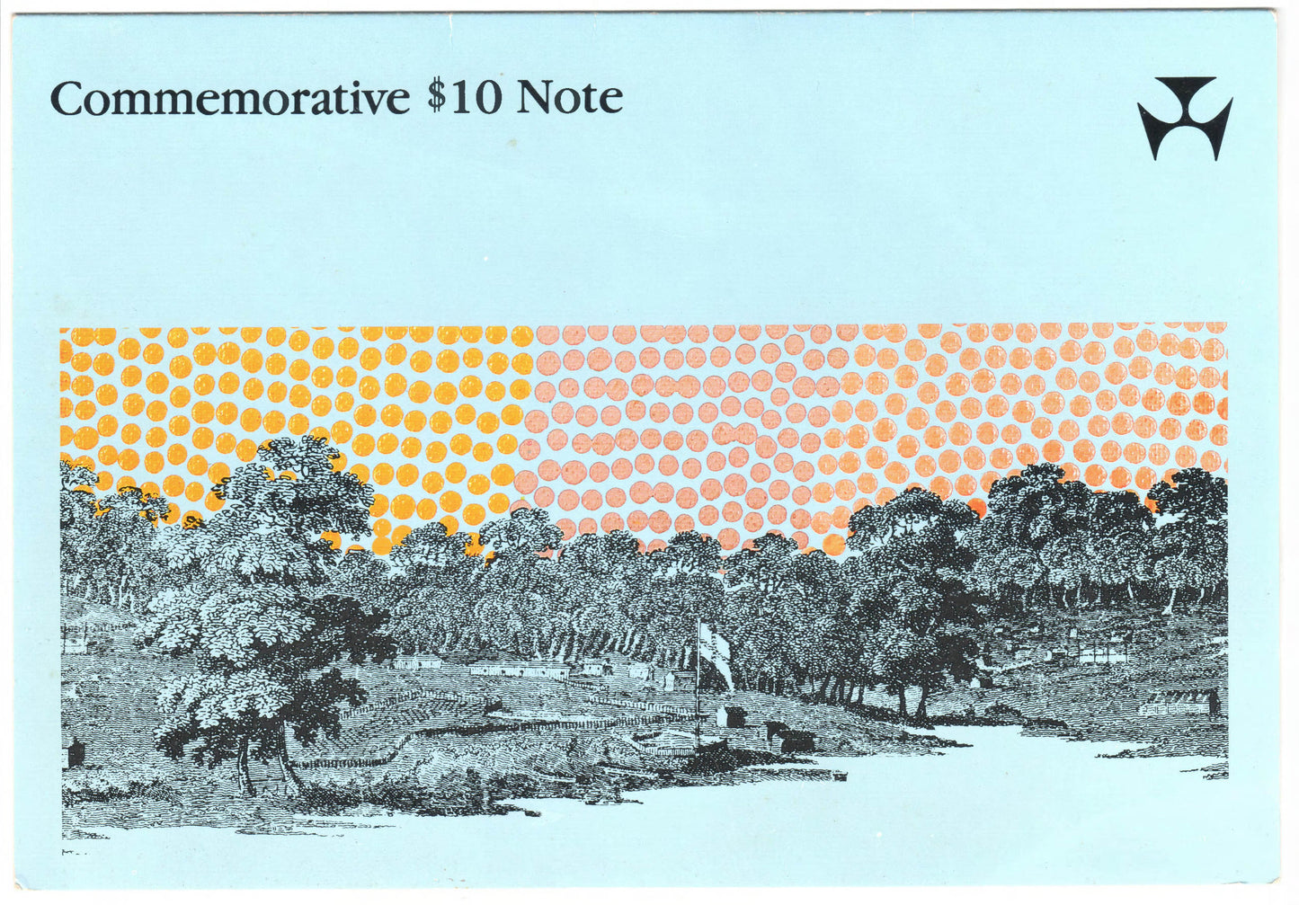 Australian 1988 10 Dollar Fraser Johnston Bicentennial Polymer Notes Consecutive Pair AA Prefix s/n AA 22079265 - 66 - Uncirculated In Blue Presentation Folders