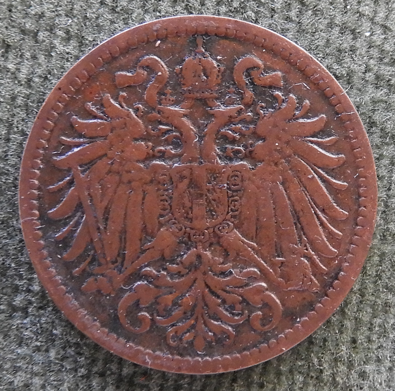 Austria 1910 2 Heller Coin Franz Joseph I