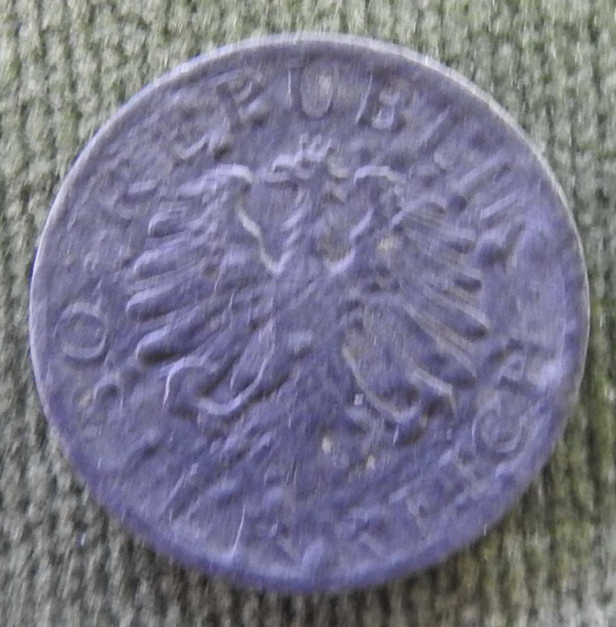 Austria 1947 1 Groschen Austrian Coat of Arms Coin