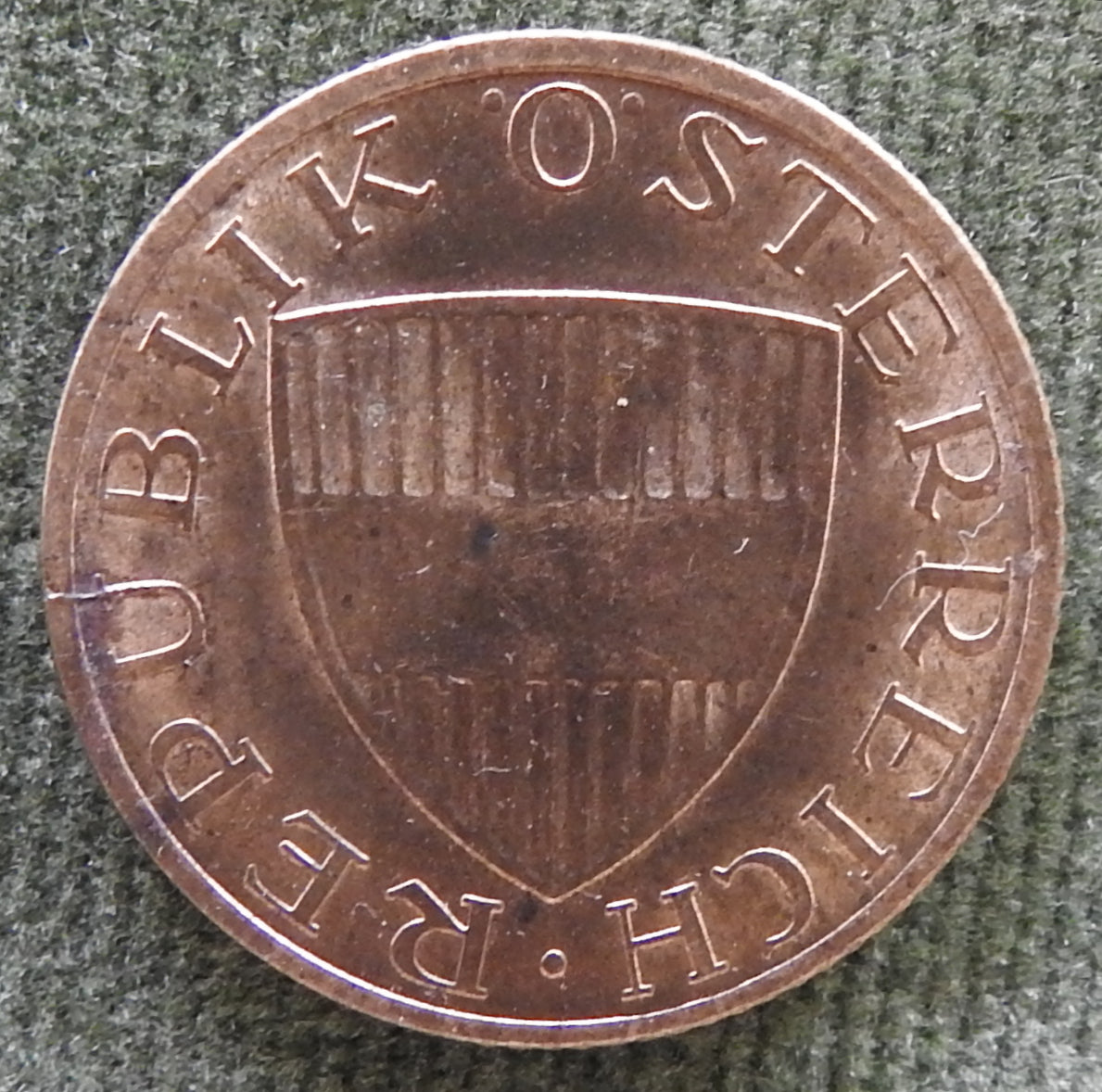 Austria 1962 50 Groschen Austrian Escutcheon Coin