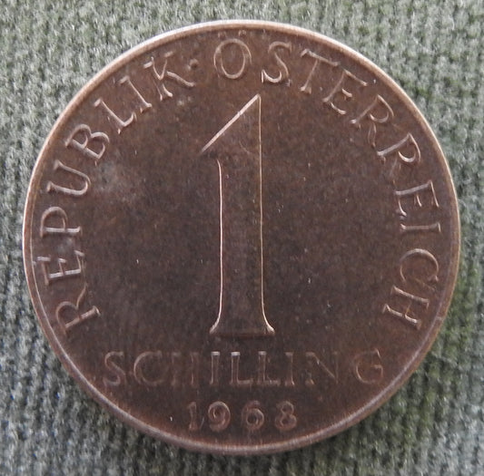 Austria 1968 1 Schilling Coin