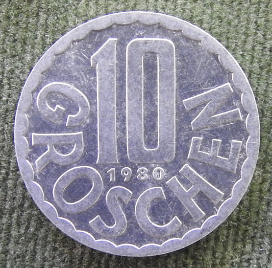 Austria 1980 10 Groschen Austrian Coat of Arms