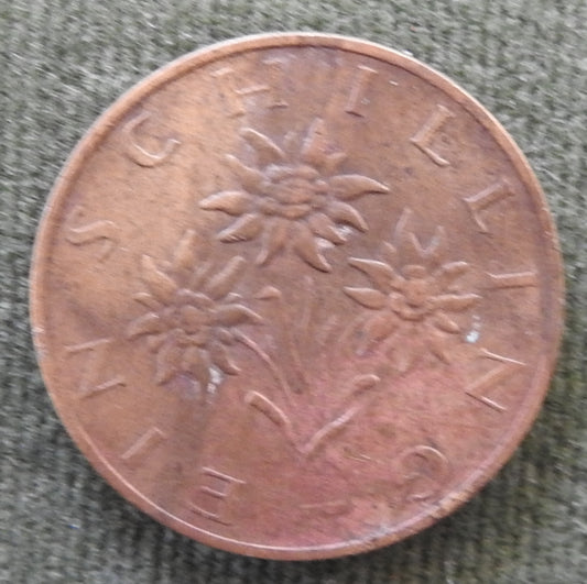 Austria 1983 1 Schilling Coin