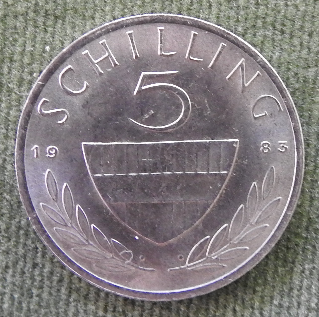 Austria 1983 5 Schilling Lipizzaner Horse Coin