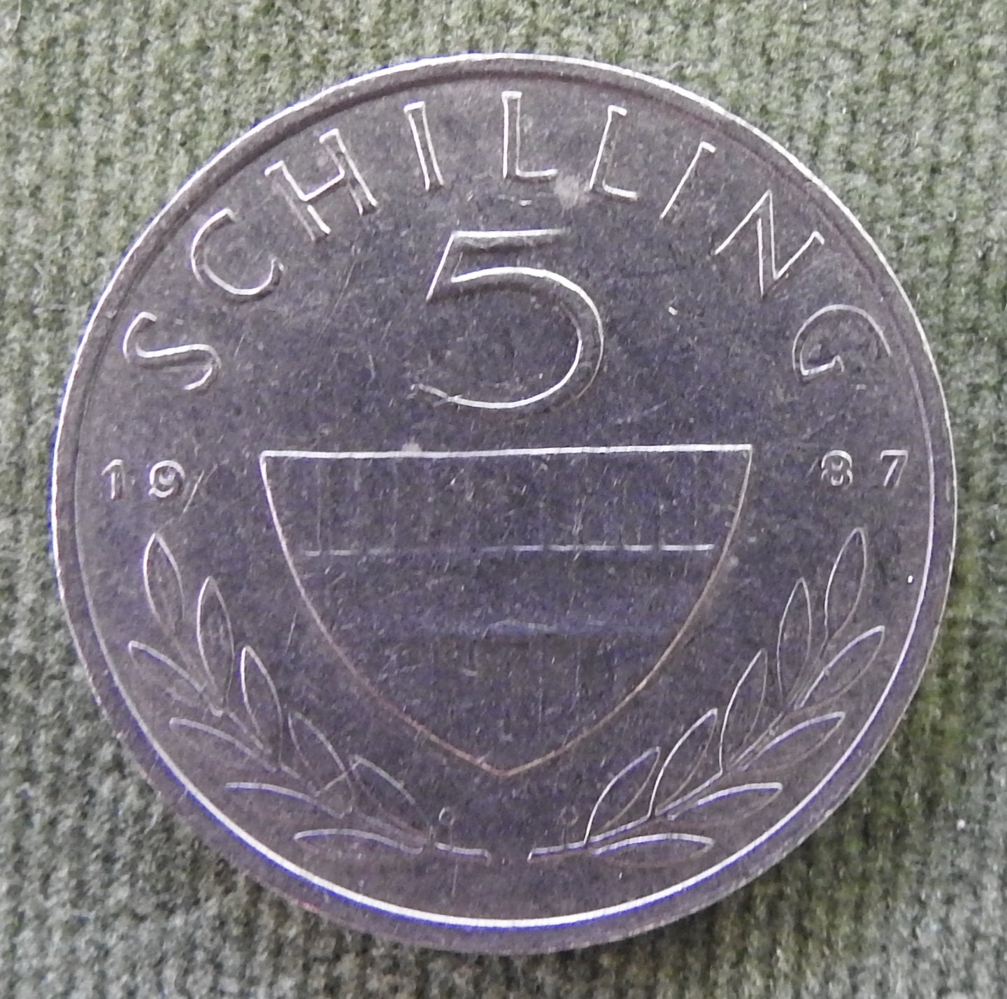 Austria 1987 5 Schilling Lipizzaner Horse Coin