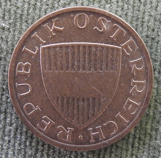 Austria 1989 50 Groschen Austrian Escutcheon Coin