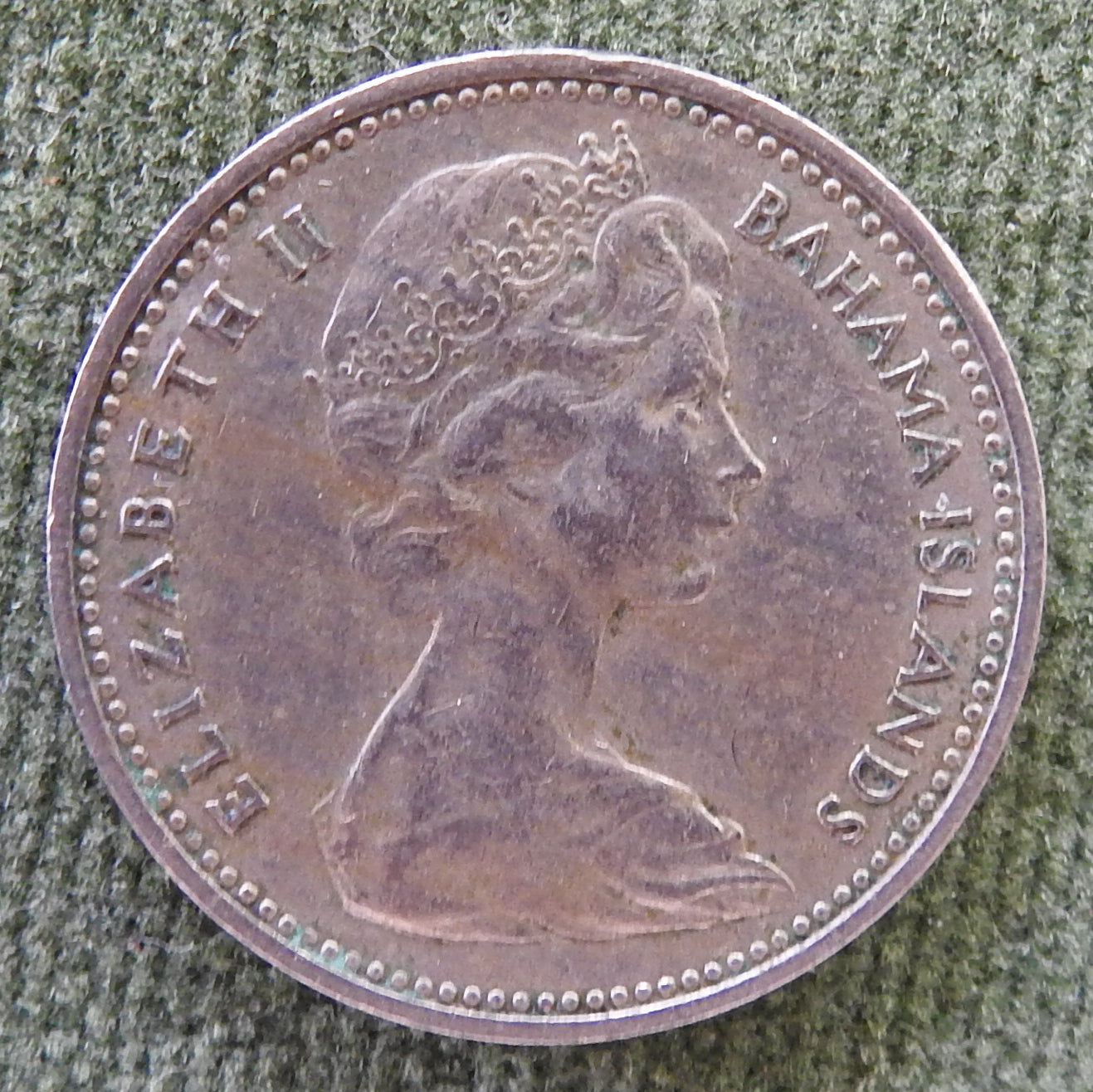 Bahama Islands 1966 5 Cent Five Cent Coin Pineapple