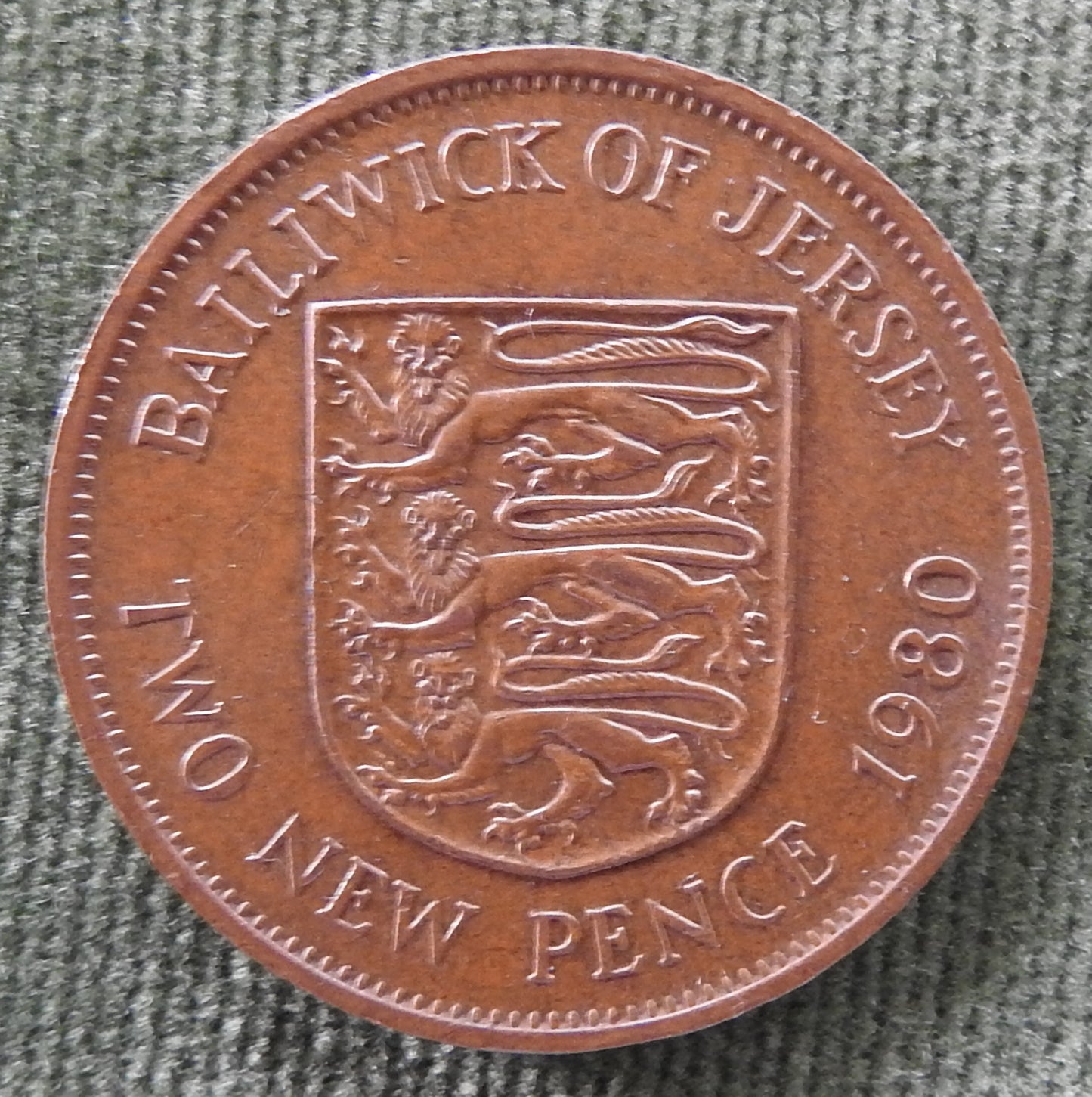 Bailiwick Of Jersey 1980 2 Pence Coin - Circulated