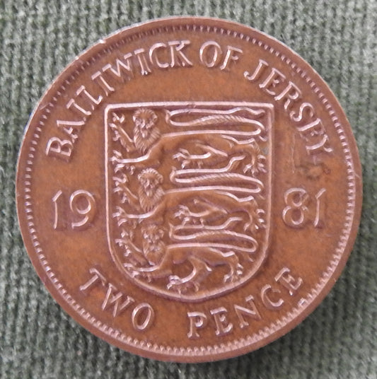 Bailiwick Of Jersey 1981 2 Pence Coin - Circulated