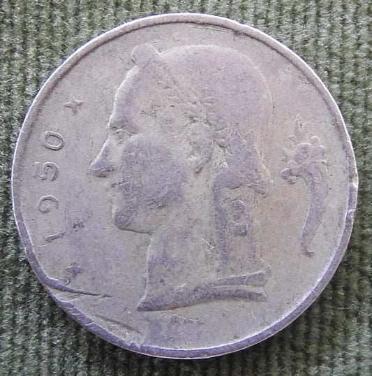 Belgium 1950 1 Franc Coin