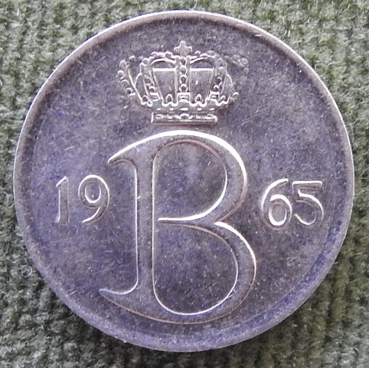 Belgium 1965 25 Centime Coin