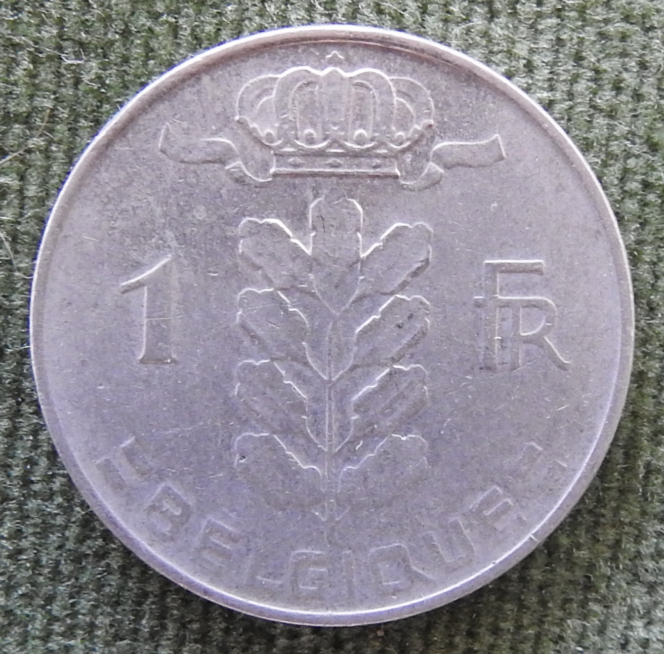 Belgium 1969 1 Franc Coin Head of Ceres - French Text